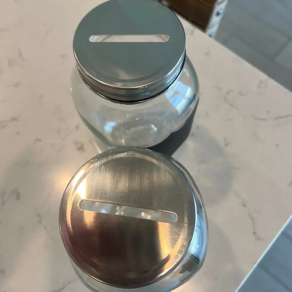 (2) Savings Jars